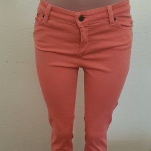 Lauren Jeans  Peach Slim Fit Jeans Size  10P